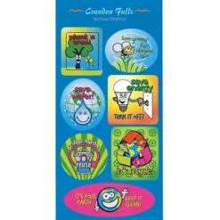 Super Kid Sticker Sheet - Go Green