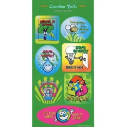 Super Kid Sticker Sheet - Go Green