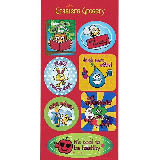 Super Kid Sticker Sheet - Healthy Habits