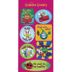 Super Kid Sticker Sheet - Healthy Habits