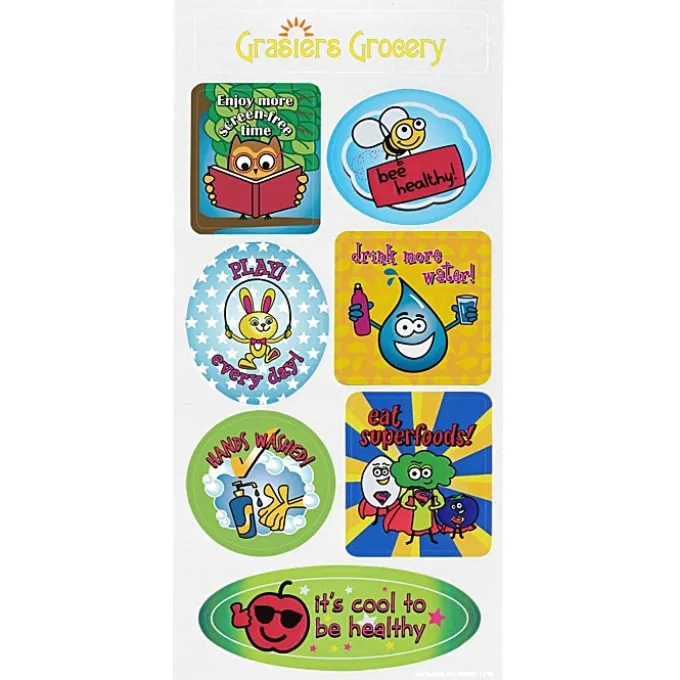 Super Kid Sticker Sheet - Healthy Habits