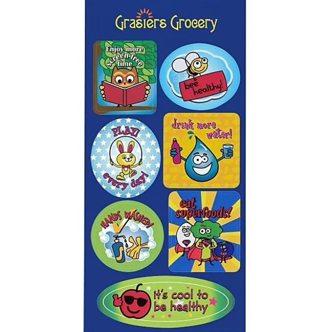 Super Kid Sticker Sheet - Healthy Habits