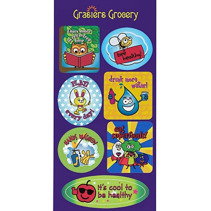 Super Kid Sticker Sheet - Healthy Habits