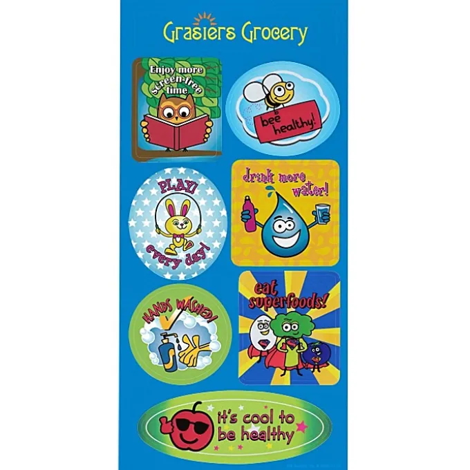Super Kid Sticker Sheet - Healthy Habits