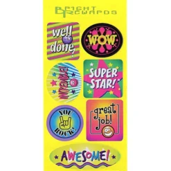 Super Kid Sticker Sheet - Wow Words