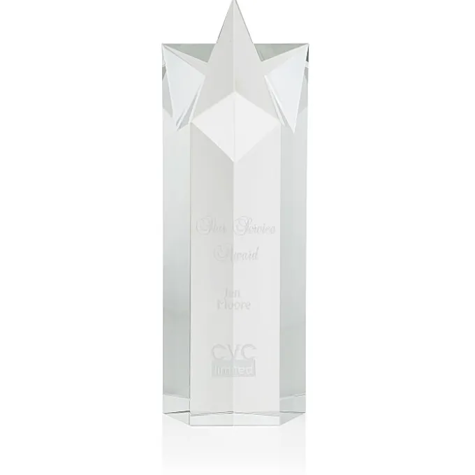 Superstar Crystal Award - 12 inches