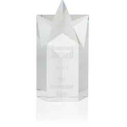 Superstar Crystal Award - 8 inches