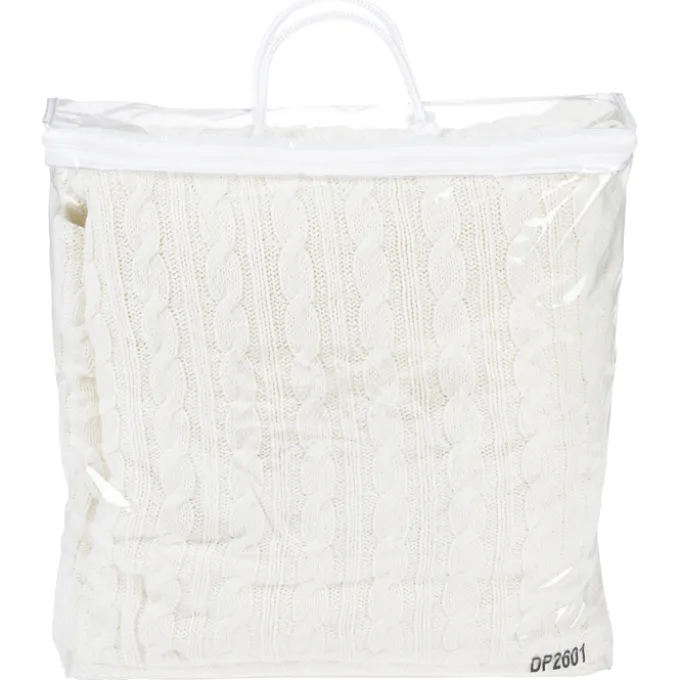 Supreme Cable Knit Cotton Throw