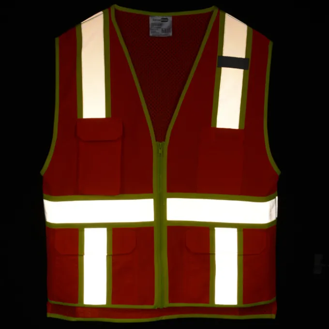 Surveyor Zippered Two-Tone Vest