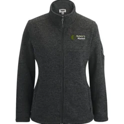 Sweater Knit Fleece Jacket - Ladies'