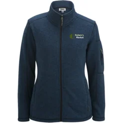 Sweater Knit Fleece Jacket - Ladies' - 24 hr