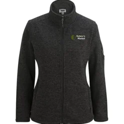 Sweater Knit Fleece Jacket - Ladies' - 24 hr