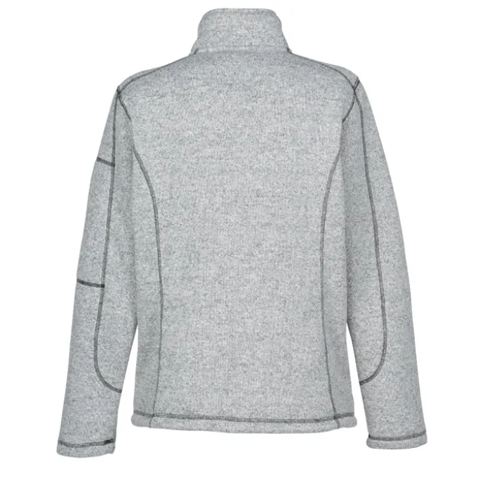 Sweater Knit Fleece Jacket - Ladies' - 24 hr