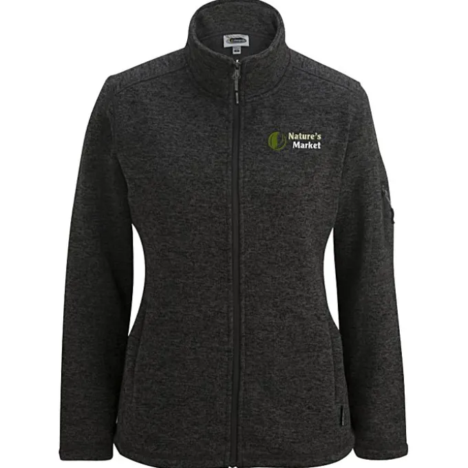 Sweater Knit Fleece Jacket - Ladies' - 24 hr