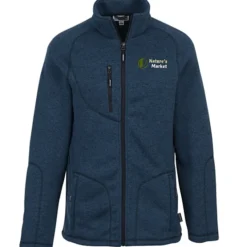 Sweater Knit Fleece Jacket - Men's