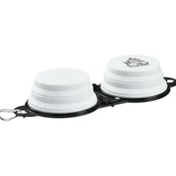 Tag Along Dual Collapsible Pet Bowl