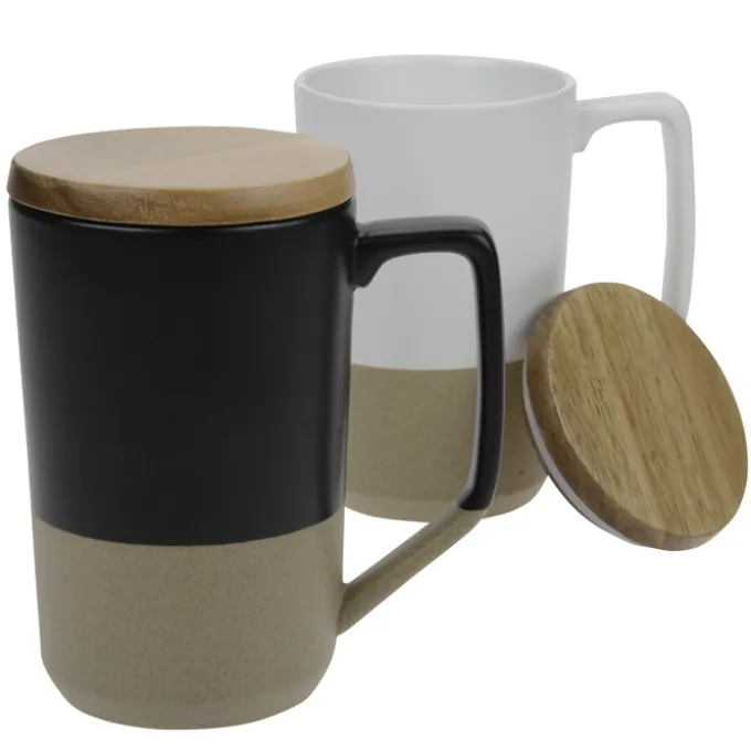Tahoe Tea and Coffee Mug with Lid - 15 oz