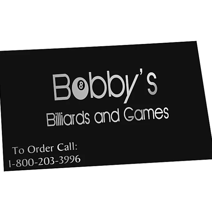 Tamper Evident Chrome Sticker - L