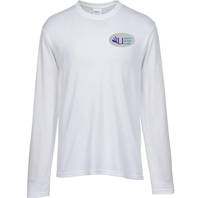 Team Favorite Blended LS T-Shirt - Men's - Embroidered
