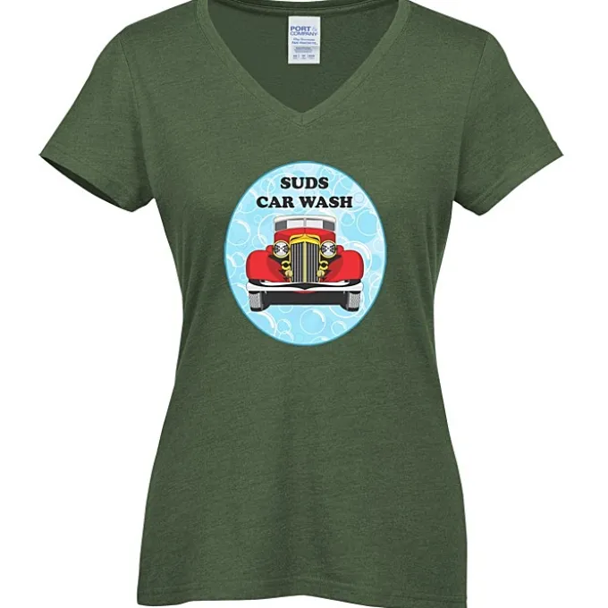 Team Favorite Blended V-Neck T-Shirt - Ladies' - Full Color