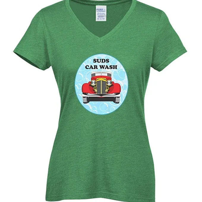Team Favorite Blended V-Neck T-Shirt - Ladies' - Full Color