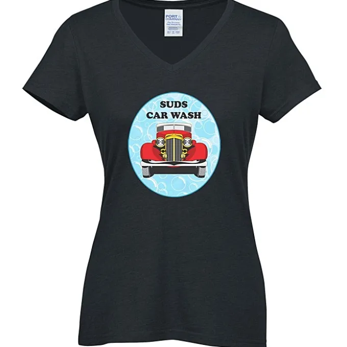 Team Favorite Blended V-Neck T-Shirt - Ladies' - Full Color