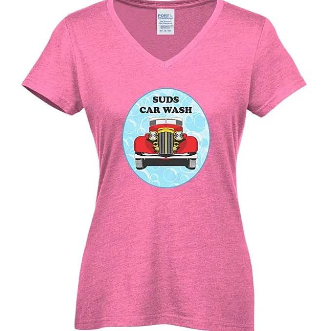 Team Favorite Blended V-Neck T-Shirt - Ladies' - Full Color