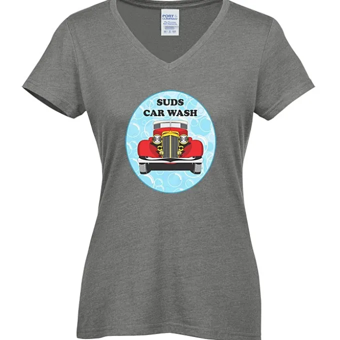 Team Favorite Blended V-Neck T-Shirt - Ladies' - Full Color