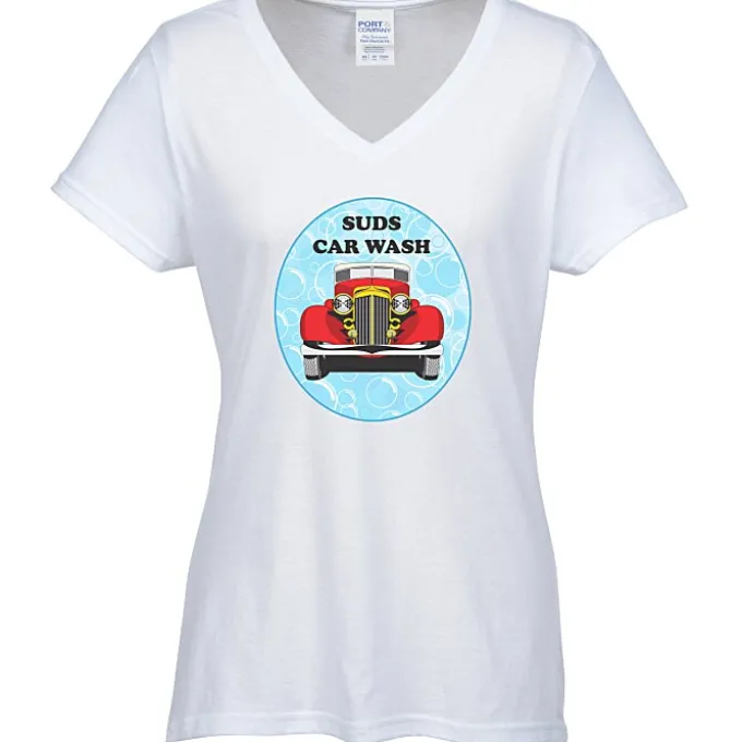 Team Favorite Blended V-Neck T-Shirt - Ladies' - Full Color