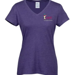 Team Favorite Blended V-Neck T-Shirt - Ladies' - Embroidered