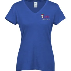 Team Favorite Blended V-Neck T-Shirt - Ladies' - Embroidered