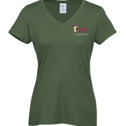 Team Favorite Blended V-Neck T-Shirt - Ladies' - Embroidered