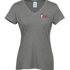 Team Favorite Blended V-Neck T-Shirt - Ladies' - Embroidered