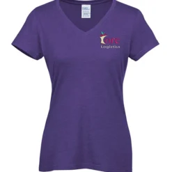 Team Favorite Blended V-Neck T-Shirt - Ladies' - Embroidered