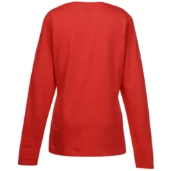 Team Favorite 4.5-oz V-Neck Long Sleeve T-Shirt - Ladies' - Screen
