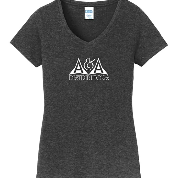 Team Favorite 4.5-oz V-Neck T-Shirt - Ladies' - Screen
