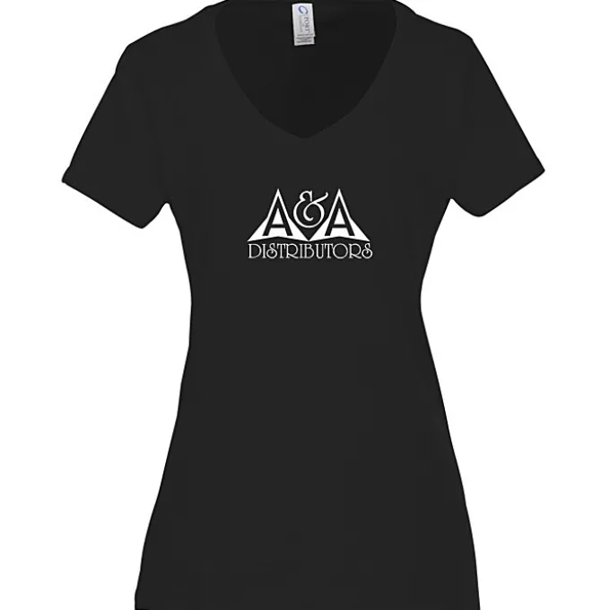 Team Favorite 4.5-oz V-Neck T-Shirt - Ladies' - Screen