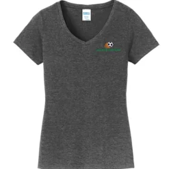 Team Favorite 4.5-oz V-Neck T-Shirt - Ladies' - Embroidered