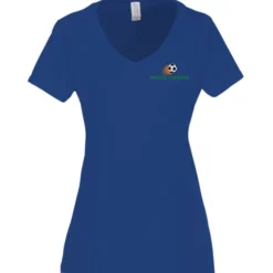 Team Favorite 4.5-oz V-Neck T-Shirt - Ladies' - Embroidered