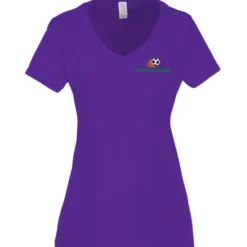 Team Favorite 4.5-oz V-Neck T-Shirt - Ladies' - Embroidered