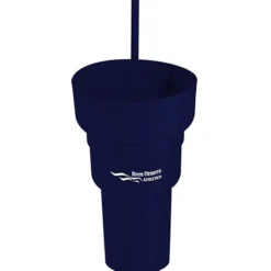 Team 365 Stadium Tumbler with Straw and Snack Bowl - 28 oz.
