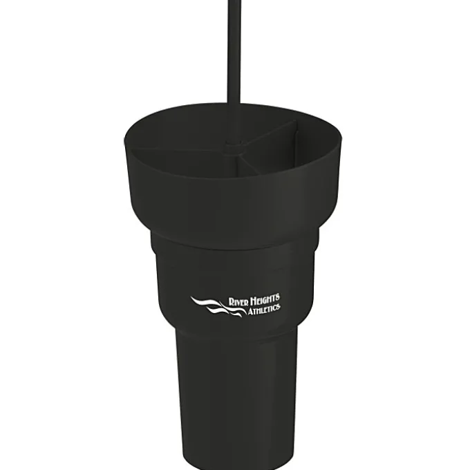 Team 365 Stadium Tumbler with Straw and Snack Bowl - 28 oz.