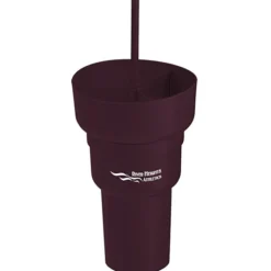 Team 365 Stadium Tumbler with Straw and Snack Bowl - 28 oz - 24 hr