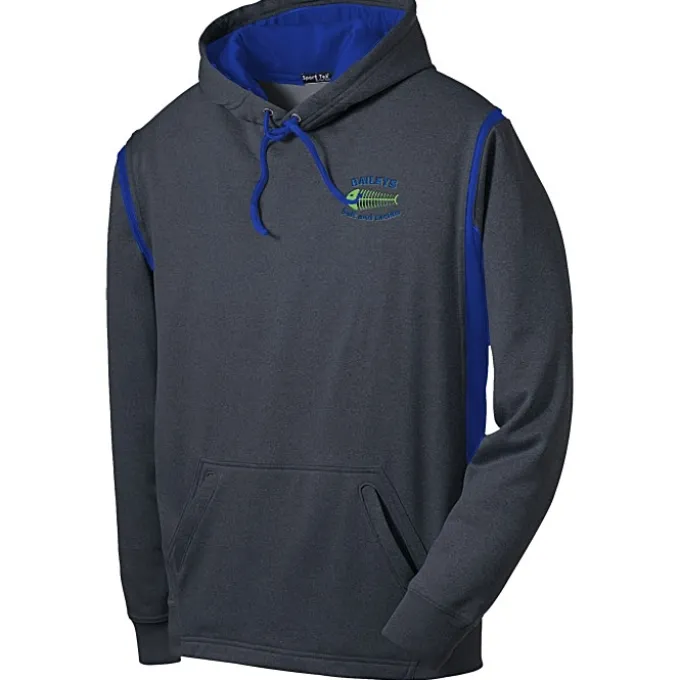 Tech Fleece Hooded Sweatshirt - Heathered - Embroidered