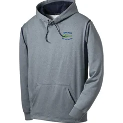 Tech Fleece Hooded Sweatshirt - Heathered - Embroidered