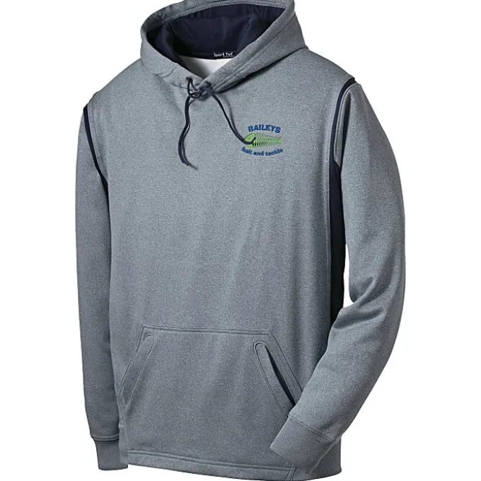 Tech Fleece Hooded Sweatshirt - Heathered - Embroidered