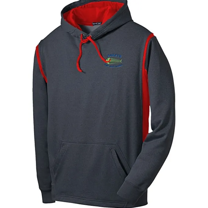 Tech Fleece Hooded Sweatshirt - Heathered - Embroidered