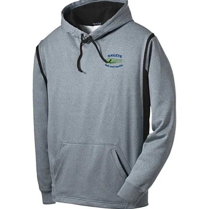 Tech Fleece Hooded Sweatshirt - Heathered - Embroidered