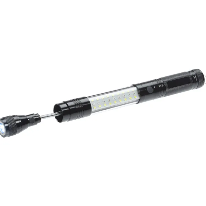 Telescopic Magnetic COB Flashlight
