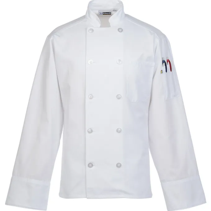 Ten Button Chef Coat with Mesh Back